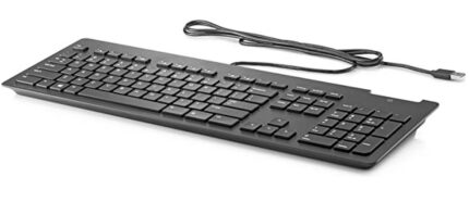 HP keyboard USB QWERTZ German Black (911502-041)