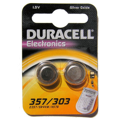 Duracell D357 household battery Single-use battery Silver-Oxide (S) (D357)