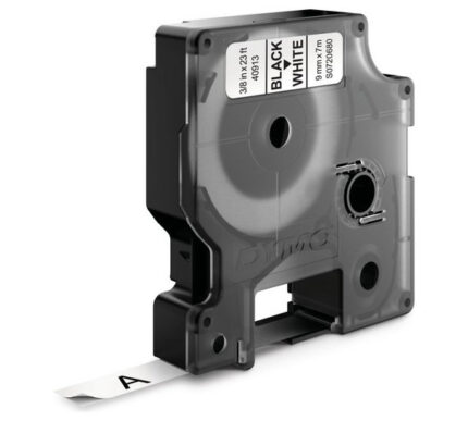 Dymo 40913/S0720680 DirectLabel-etikettes black on white 9mm x 7m for Dymo D1 6-12mm/19mm/24mm/9-12mm/9-19mm (S0720680)