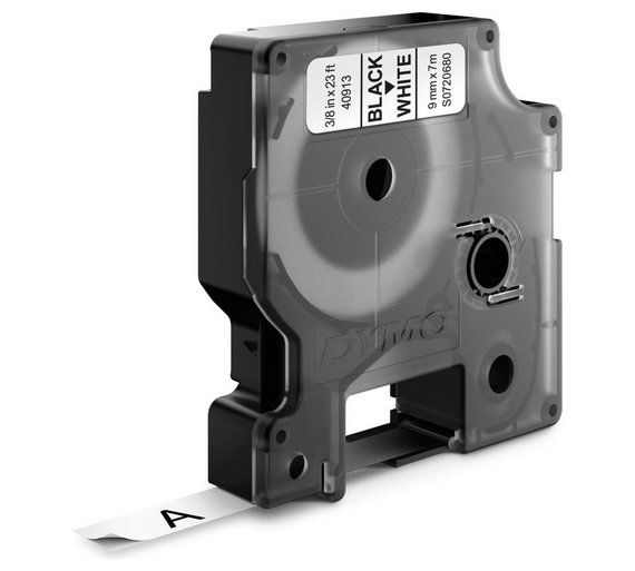 WD-uQz7ZnU2KgHmijmsfvg.c-r.jpg Dymo 40913/S0720680 DirectLabel-etikettes black on white 9mm x 7m for Dymo D1 6-12mm/19mm/24mm/9-12mm/9-19mm (S0720680)