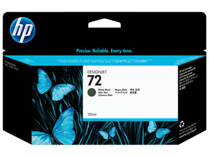 HP/72 Ink cartridge black matt 130ml for HP DesignJet T 1100/1200/1300/620 (C9403A)