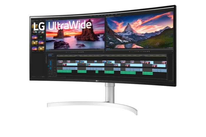 LG 38WN95CP-W computer monitor 96.5 cm (38") 3840 x 1600 pixels Quad HD+ QLED White