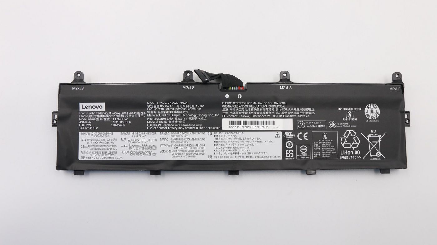 Wb0opNk99EeqCLtI43mFQQ.c-r.jpg Lenovo Battery 6c, 99Wh, LiIon, SMP (01AV497)