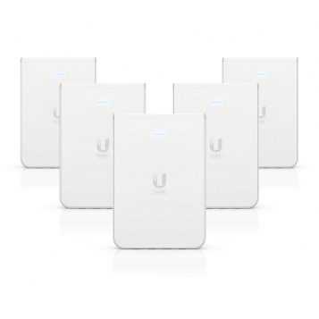 Ubiquiti Networks UniFi 6 In-Wall WiFi 6 Access Point - U6-IW 5 Pack (No PoE Injector comprised of singles)