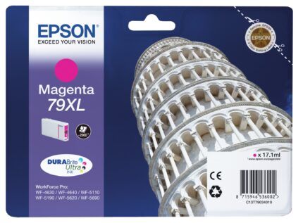 Epson/79XL Ink cartridge magenta high-capacity, 2K pages 17.1ml for Epson WF 4630/5110 (C13T79034010)
