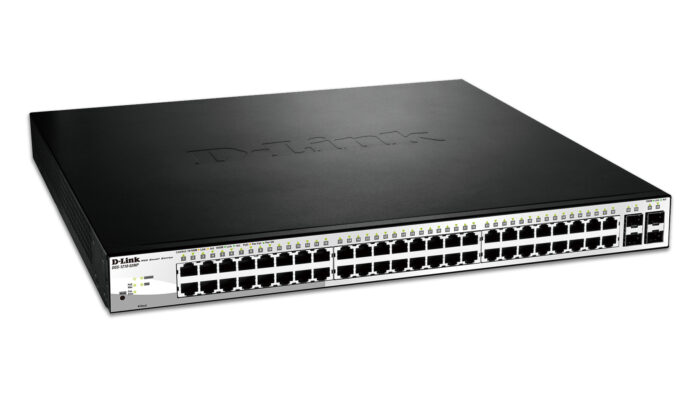 D-Link DGS-1210-52MP network switch Managed L2 Gigabit Ethernet (10/100/1000) Power over Ethernet (PoE) 1U Black (DGS-1210-52MP)