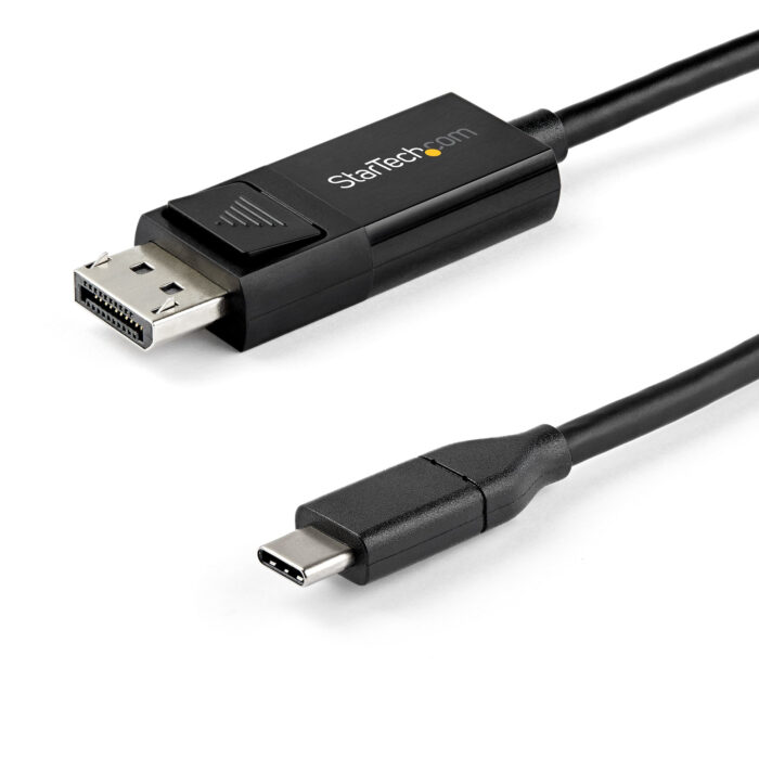XXxZbXH0LE-B_4e6EVdGJQ.c-r.jpg StarTech.com 6ft (2m) USB C to DisplayPort 1.4 Cable 8K 60Hz/4K - Bidirectional DP to USB-C or USB-C to DP Reversible Video Adapter Cable -HBR3/HDR/DSC - USB Type C/TB3 Monitor Cable (CDP2DP142MBD)