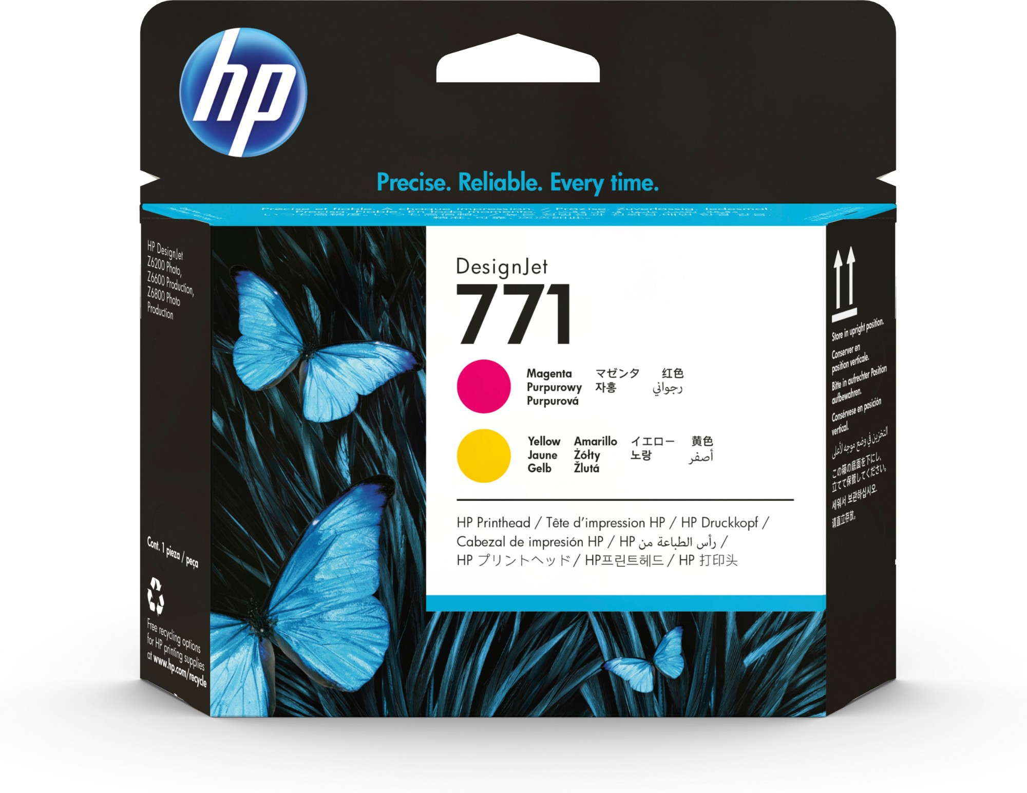XhODXRdR-EWrwc5WvUkTeA.c-r.jpg HP 771 Printhead magenta / yellow 775ml for HP DesignJet Z 6200/6600/6800 (CE018A)
