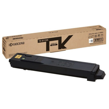 Kyocera 1T02P30NL0/TK-8115K Toner-kit black, 12K pages ISO/IEC 19752 for Kyocera M 8124 (1T02P30NL0)