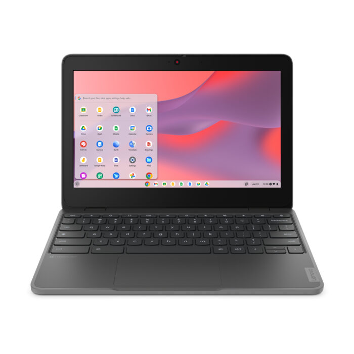 Lenovo 100e MediaTek 520 Chromebook 29.5 cm (11.6") HD 4 GB LPDDR4x-SDRAM 32 GB eMMC Wi-Fi 6 (802.11ax) ChromeOS Grey (82W00003UK)