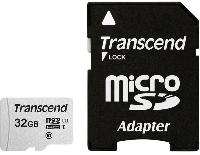 Transcend microSD Card SDHC 300S 32GB with Adapter