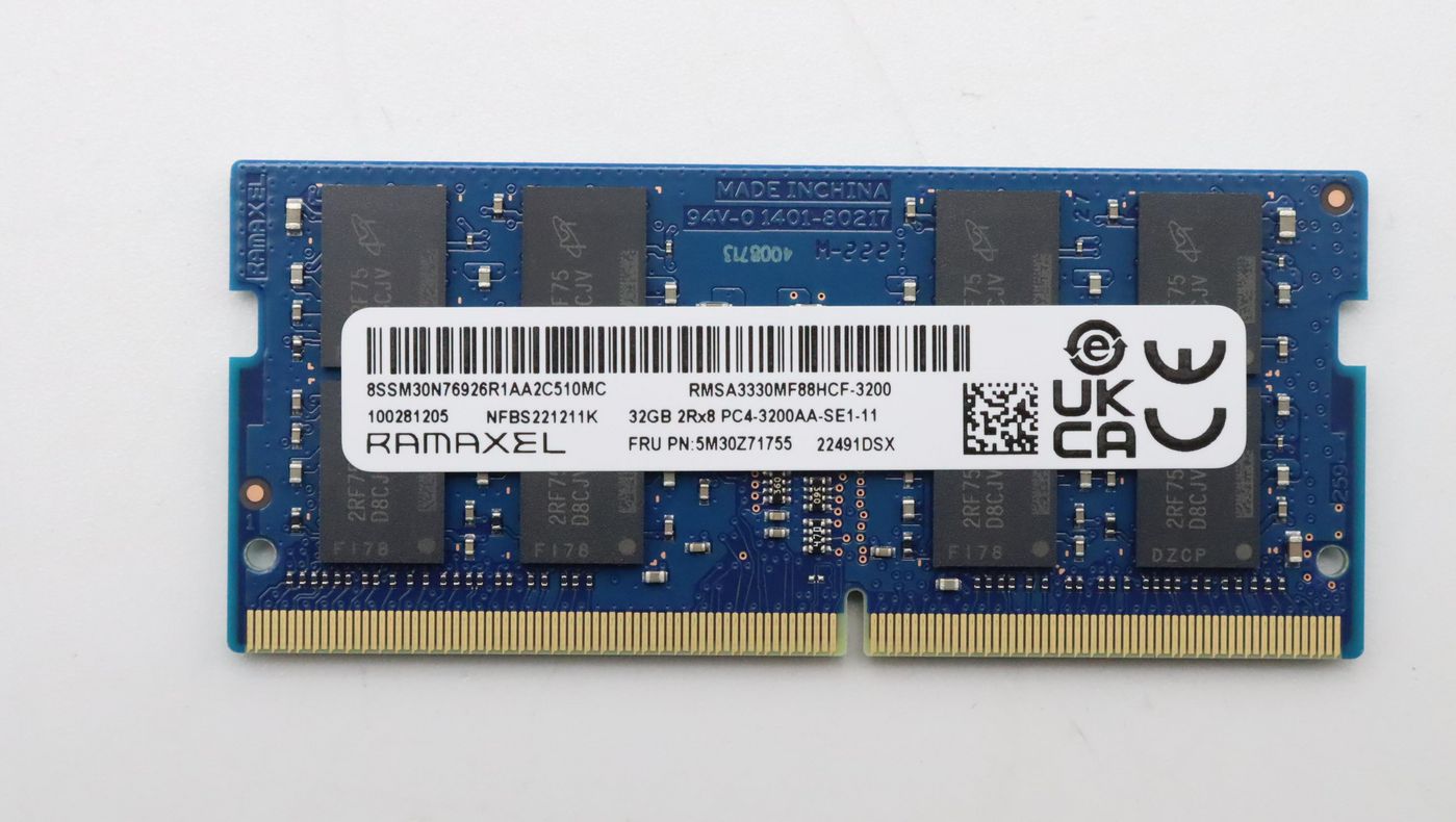 YRLY4F3IaU63ZiQz42UYyg.c-r.jpg Lenovo MEMORY SODIMM,32GB,DDR4,3200,Ramaxel (5M30Z71755)