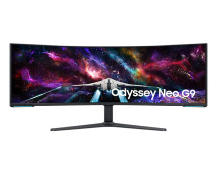 Samsung Odyssey S57CG954NU computer monitor 144.8 cm (57") 7680 x 2160 pixels 8K Ultra HD QLED Black, White