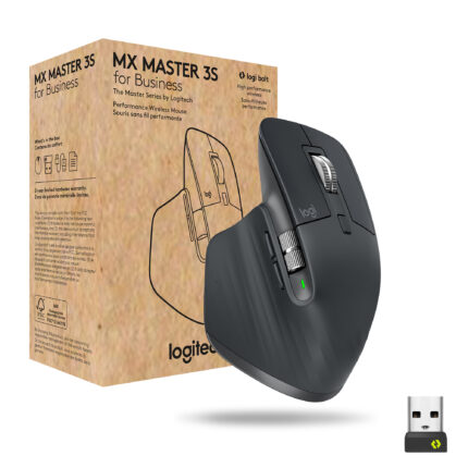 Logitech MX Master 3s for Business mouse Right-hand RF Wireless + Bluetooth Laser 8000 DPI