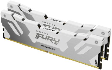 Kingston FURY 32GB 6000MT/s DDR5 CL32 DIMM (Kit of 2) Renegade White XMP (KF560C32RWK2-32)