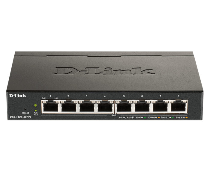 YxnUlw_ZfkqsObzCZrB70A.c-r.jpg D-Link DGS-1100-08PV2 network switch Managed L2/L3 Gigabit Ethernet (10/100/1000) Power over Ethernet (PoE) Black (DGS-1100-08PV2)