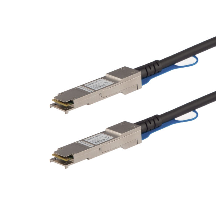 StarTech.com Juniper EX-QSFP-40GE-DAC-50CM Compatible 0.5m 40G QSFP+ to QSFP+ Direct Attach Cable Twinax - 40GbE QSFP+ Copper DAC 40 Gbps Low Power Passive Transceiver Module DAC