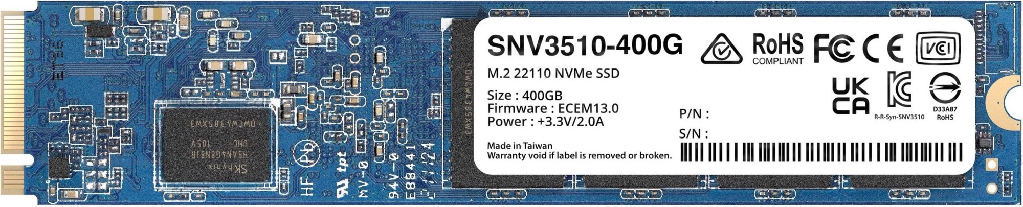 ZENvIeGXmk2wneDKbc_9hQ.c-r.jpg Synology SNV3510 M.2 400 GB PCI Express 3.0 NVMe