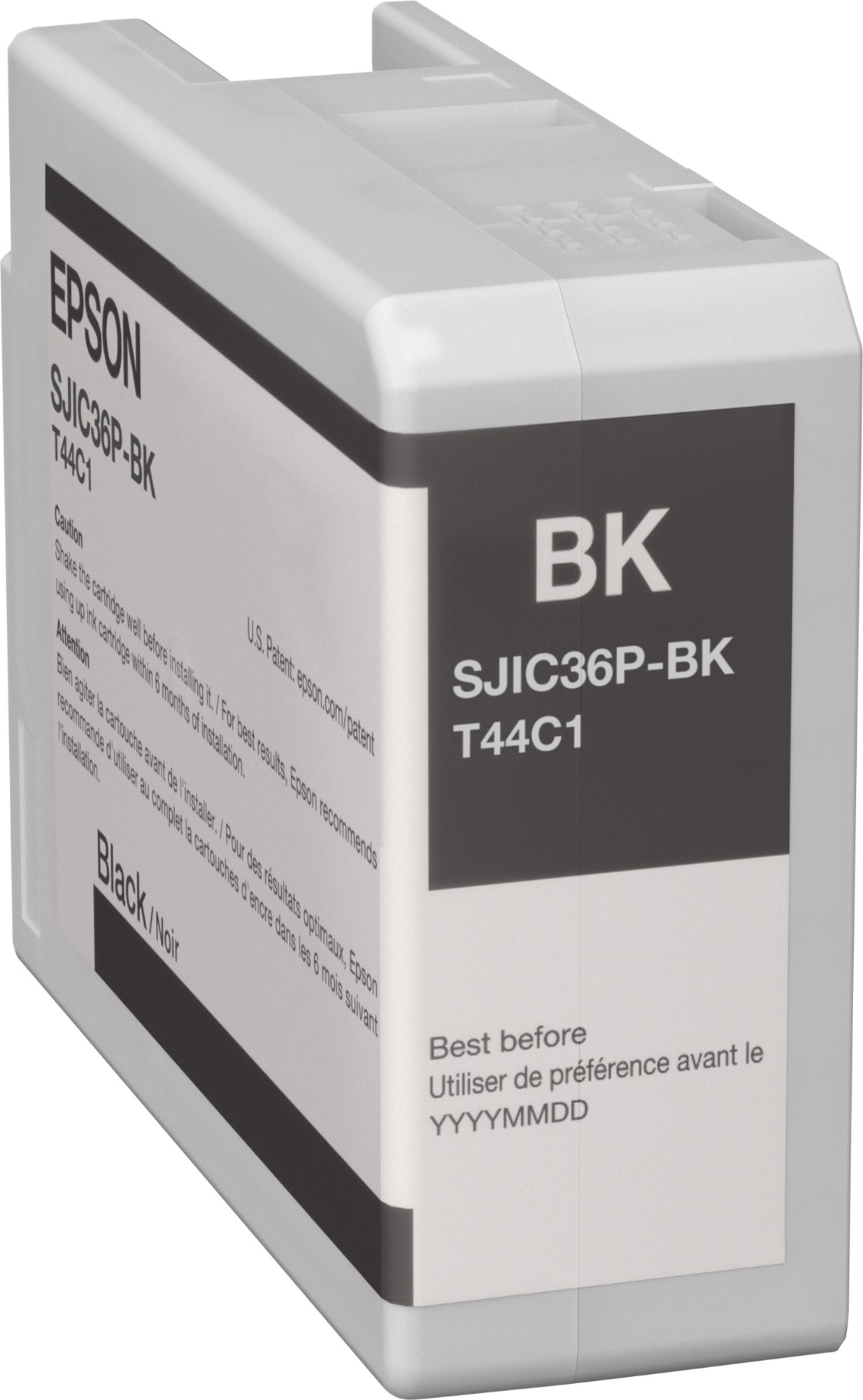 ZMt7C7QLoUKEmexE2qFNKA.c-r.jpg Epson C13T44C140/SJIC-36-P-K Ink cartridge black 80ml for Epson ColorWorks C 6000 (C13T44C140)