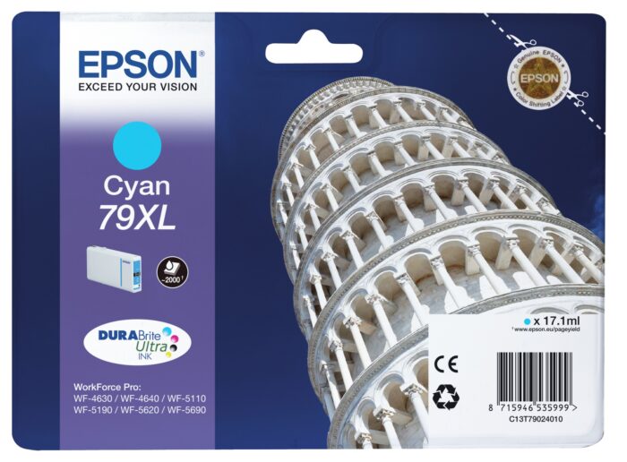 Zk9SSayXckWq3OjRAgJz9w.c-r.jpg Epson/79XL Ink cartridge cyan high-capacity, 2K pages 17.1ml for Epson WF 4630/5110 (C13T79024010)