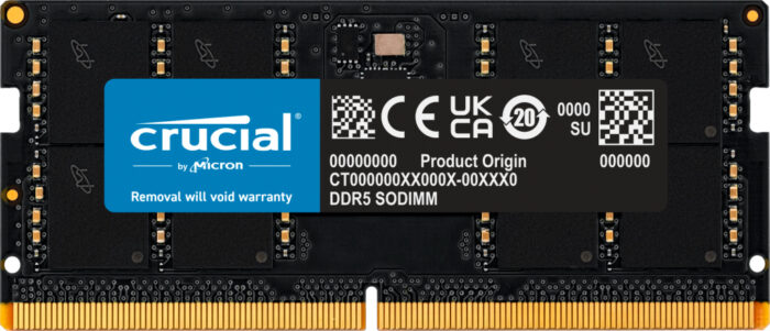 Crucial CT32G48C40S5 memory module 32 GB 1 x 32 GB DDR5 4800 MHz (CT32G48C40S5)