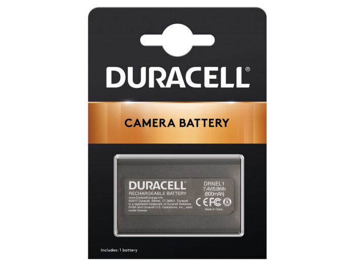 Duracell Camera Battery - replaces Nikon EN-EL1 Battery (DRNEL1)