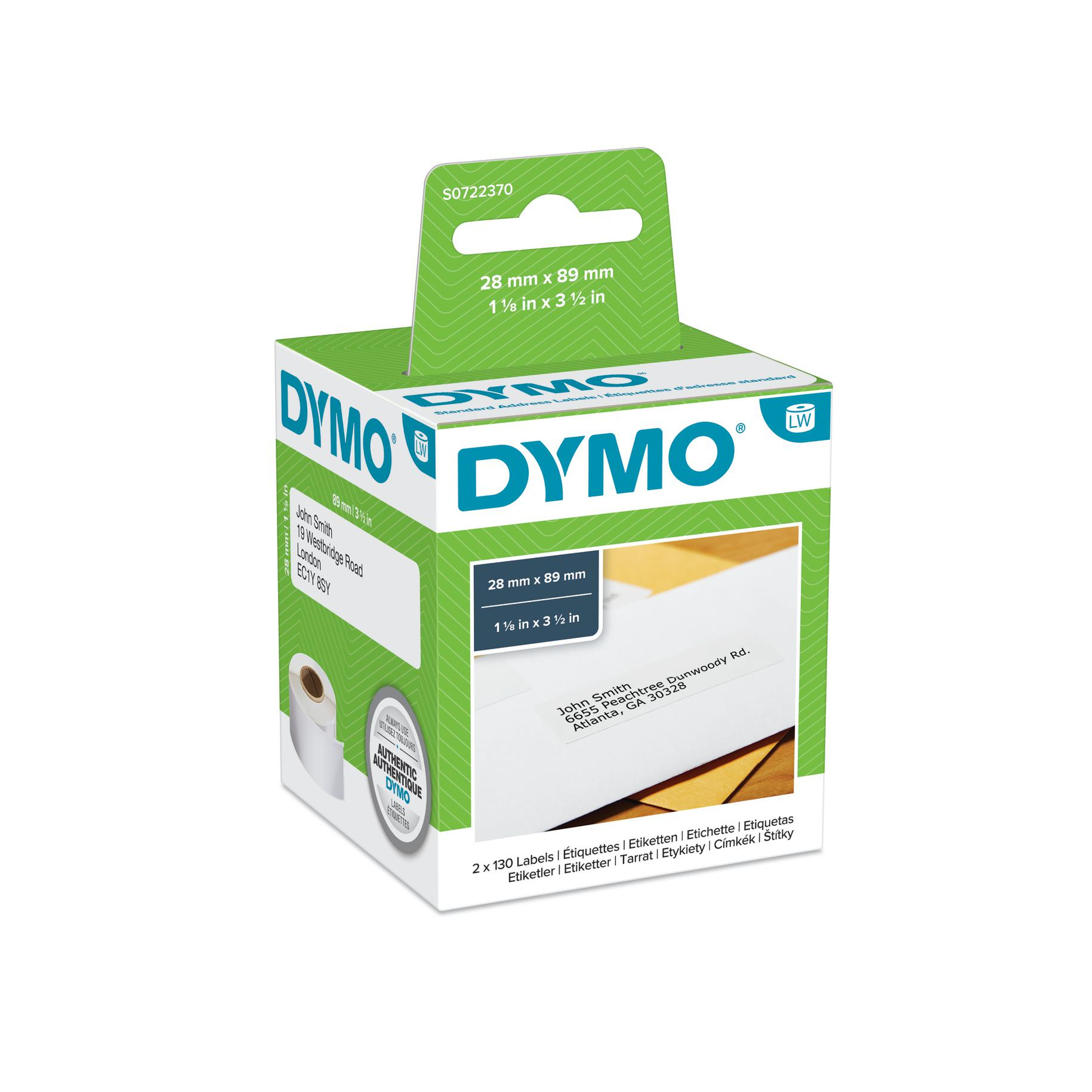 a-iq_JYUgkmBVNfFNppHIw.c-r.jpg Dymo 99010/S0722370 DirectLabel-etikettes 89mm x28mm Pack=2 for Dymo 400 Duo/60mm (S0722370)