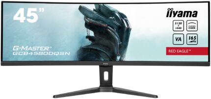 iiyama G-MASTER RED EAGLE CURVED computer monitor 114.3 cm (45") 5120 x 1440 pixels Dual QHD LED Black (GCB4580DQSN-B1)