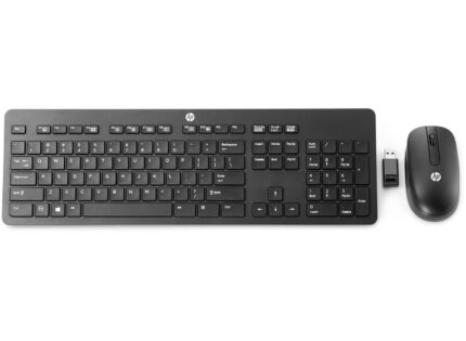 HP keyboard Mouse included RF Wireless Hungarian Black (803844-211)