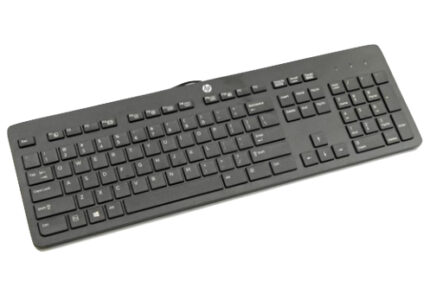 HP keyboard USB QWERTY UK English Black (803181-031)