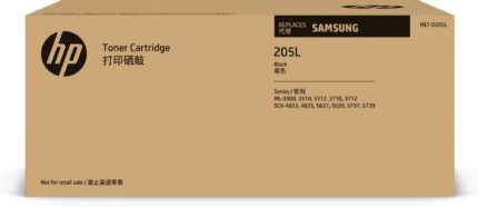 HP SU963A/MLT-D205L Toner cartridge black high-capacity, 5K pages ISO/IEC 19752 for Samsung ML 3310/3710 (SU963A)