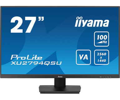 iiyama ProLite XU2794QSU-B6 computer monitor 68.6 cm (27") 2560 x 1440 pixels Wide Quad HD LCD Black (XU2794QSU-B6)