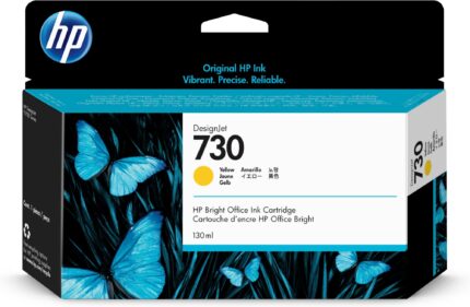HP 730 Ink cartridge yellow 130ml for HP DesignJet T 1600/1700/940 (P2V64A)