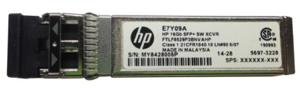 Hewlett Packard Enterprise 16GB SFP+ Short Wave 1-pack Extended Temperature Transceiver network transceiver module Fiber optic 16000 Mbit/s SFP+ 850 nm (E7Y09A)