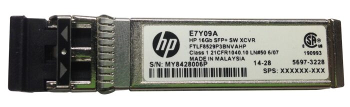bDUlGdLgtkuEms_1570NrA.c-r.jpg Hewlett Packard Enterprise 16GB SFP+ Short Wave 1-pack Extended Temperature Transceiver network transceiver module Fiber optic 16000 Mbit/s SFP+ 850 nm (E7Y09A)