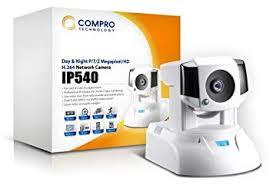 Compro NIGHT DAY M-PIXEL HD H.264 PAN TILT 2X DIGITAL ZOOM (VIDEOMATE-IP540)