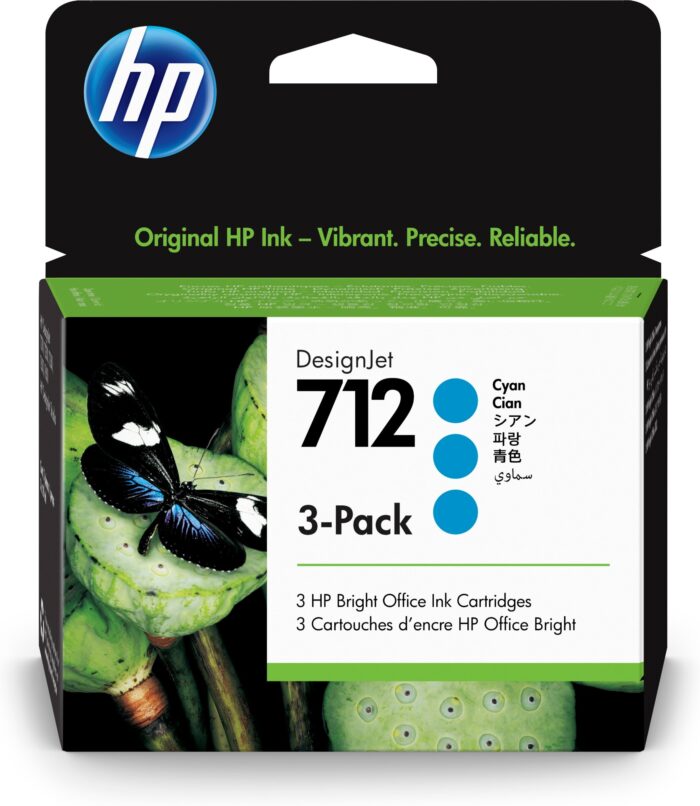 bRbKTebf-EmLMSqHZdYu1A.c-r.jpg HP 3ED77A/712 Ink cartridge cyan multi pack 29ml Pack=3 for HP DesignJet T 200 (3ED77A)