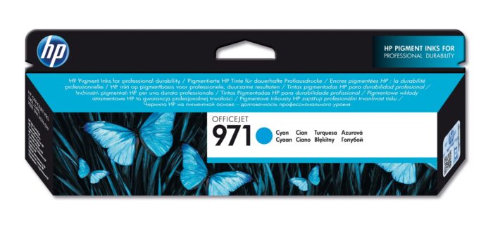 bYIRB7QPyEKMth_XoU_4Kw.c-r.jpg HP 971 Ink cartridge cyan, 2.5K pages ISO/IEC 24711 24.5ml for HP OfficeJet Pro X (CN622AE)