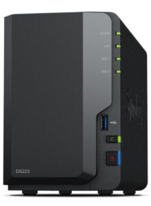 Synology DiskStation DS223 NAS Desktop Ethernet LAN Black RTD1619B