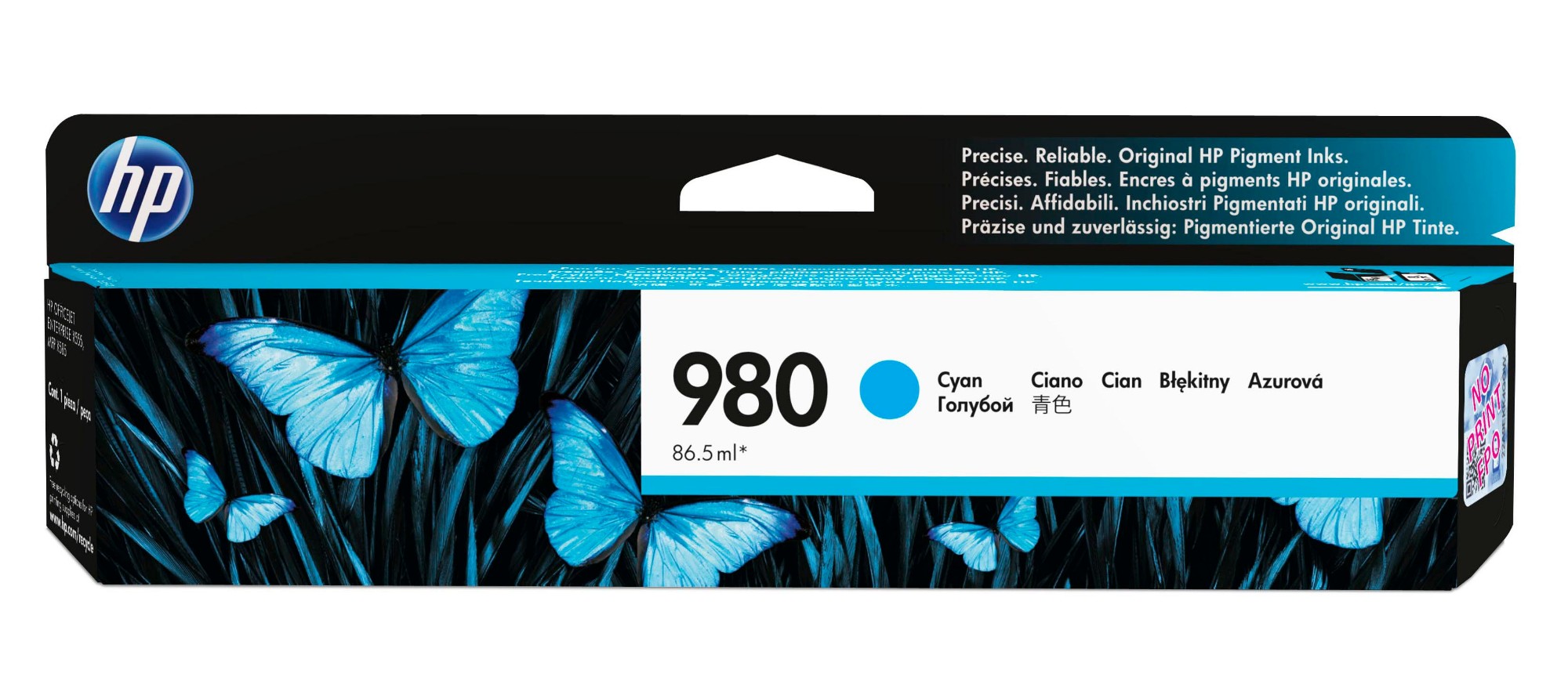 bcCWZwm6qEmnLsaNbMzTaA.c-r.jpg HP D8J07A/980 Ink cartridge cyan, 6.6K pages ISO/IEC 24711 86.5ml for HP OfficeJet X 555 (D8J07A)