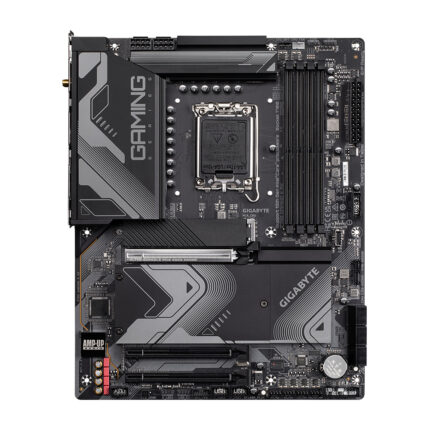 Gigabyte Motherboard - Supports Intel Core 14th CPUs, 16*+1+2 Phases Digital VRM, up to 7600MHz DDR5, 4xPCIe 4.0 M.2, Wi-Fi 6E, 2.5GbE LAN , USB 3.2 Gen 2 (Z790 GAMING X AX)