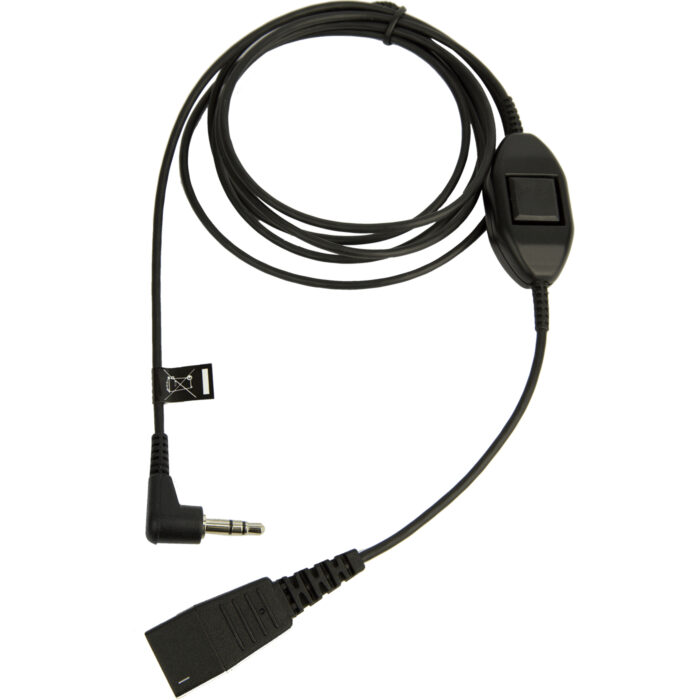 bfSP34r48Eq7sF69SJ6Vhg.c-r.jpg Jabra QD to 3.5mm w. Answer Button for Alcatel (8735-019)