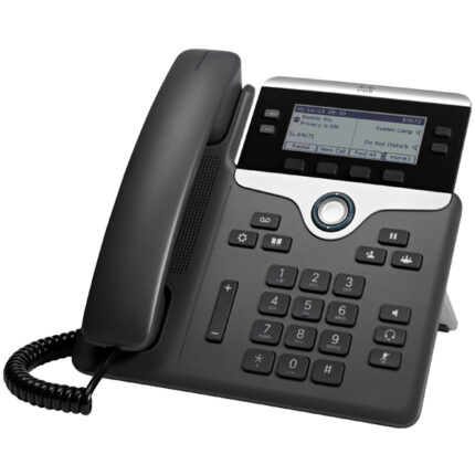 Cisco 7841 IP phone Black, Silver 4 lines LCD (CP-7841-3PCC-K9=)