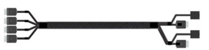 Intel AXXCBL625CVCX cable gender changer 4 x OCuLink SFF-8611 Black (AXXCBL625CVCX)