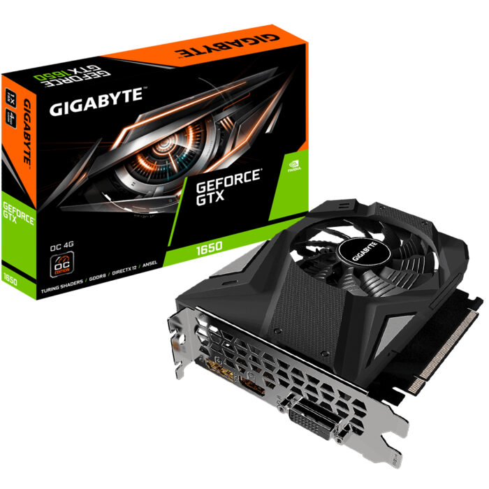 Gigabyte graphics card NVIDIA GeForce GTX 1650 4 GB GDDR6 (GV-N1656OC-4GD)