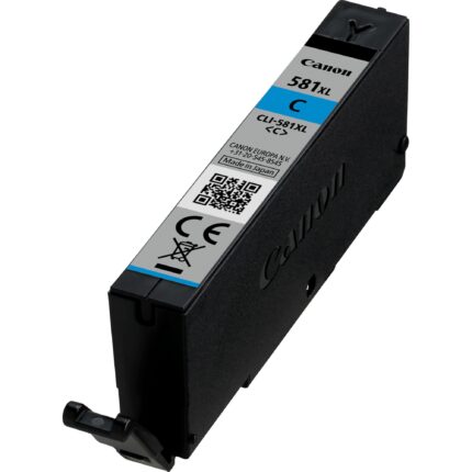 Canon 2049C001/CLI-581CXL Ink cartridge cyan high-capacity, 515 pages ISO/IEC 19752 170 Photos 8.3ml for Canon Pixma TS 6150/8150 (2049C001)