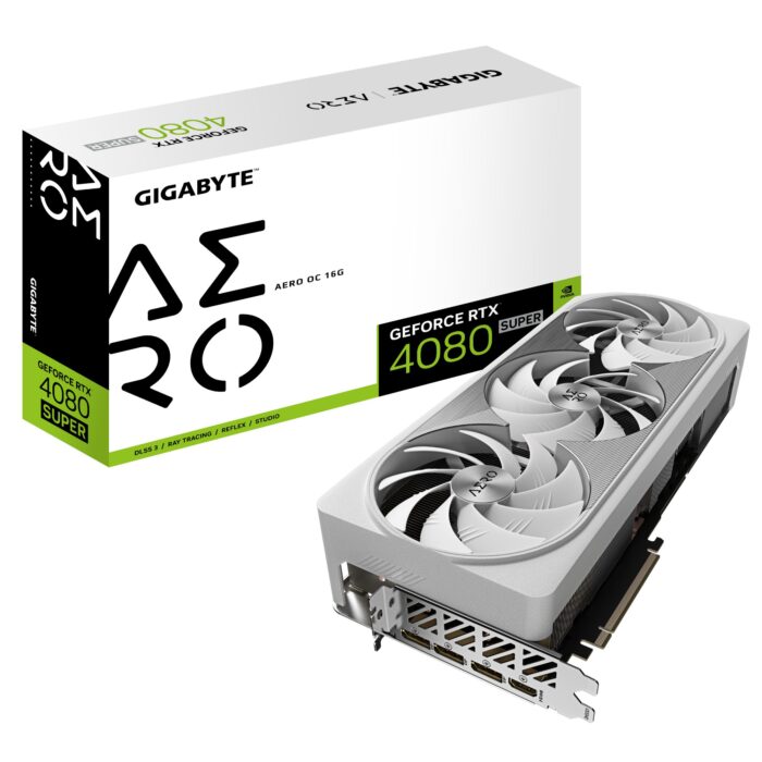 Gigabyte AERO GeForce RTX 4080 SUPER OC 16G NVIDIA 16 GB GDDR6X (GV-N408SAERO OC-16GD)