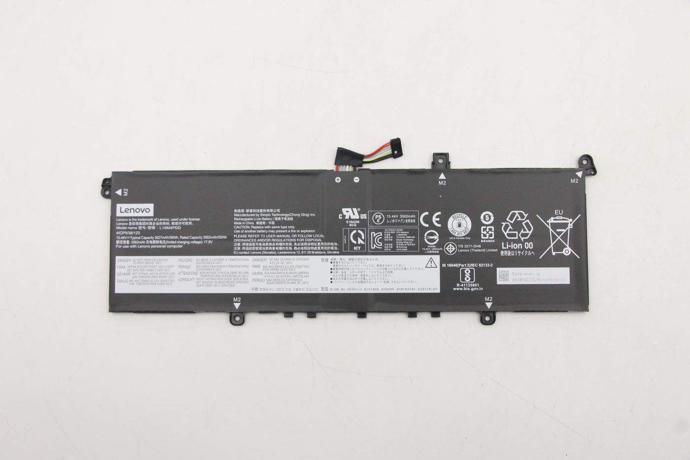 cHwjC-IUECt18e4aLguRQ.c-r.jpg Lenovo FRU TP1314 SP/A L19M4PDD 15.44V56Wh4cellbty (5B10Z37621)