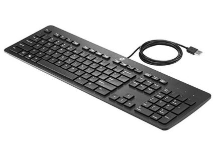 HP keyboard USB Portuguese Black (803181-131)