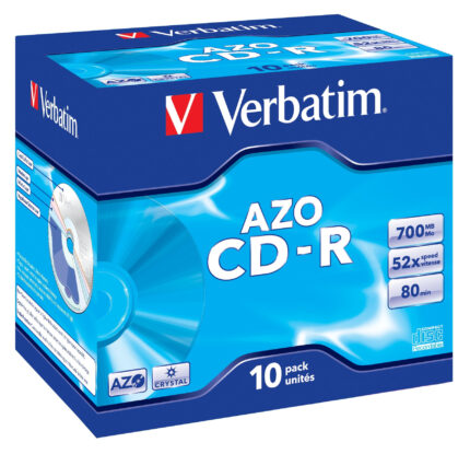 Verbatim CD-R AZO Crystal 700 MB 10 pc(s)